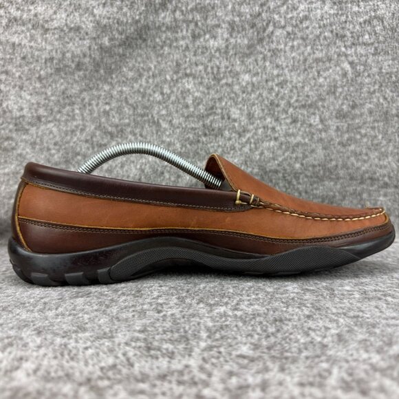 ✅Allen Edmonds Boulder Loafers Mens 9.5D Brown Leather Slip-On Driving Moc/Shoes - Picture 12 of 12